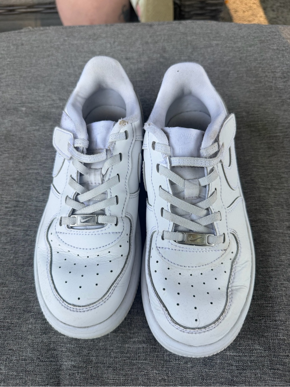 Nike Kids White Low-Top Sneakers